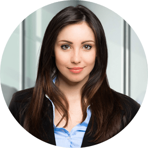 Smiling businesswoman